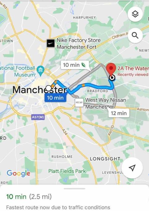 Etihad Fc 2Br Apartment With Water View Manchester Eksteriør billede